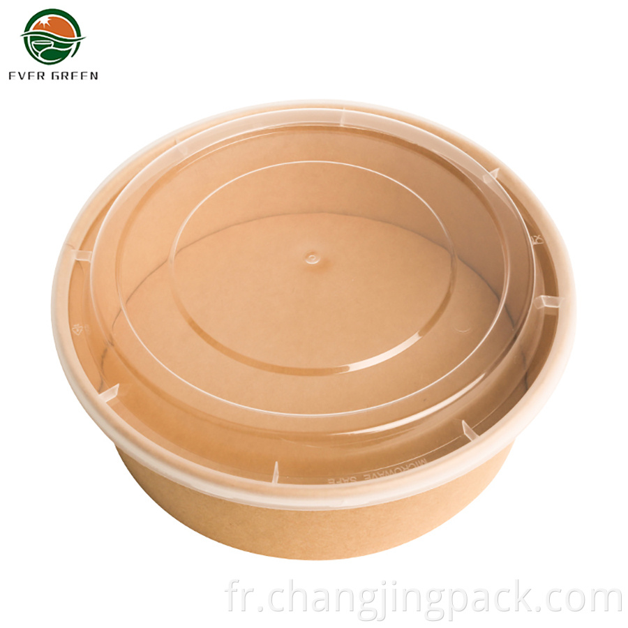  Disposable Paper Bowls With Clear Lids,Large Paper Salad Bowls